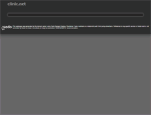 Tablet Screenshot of clinic.net